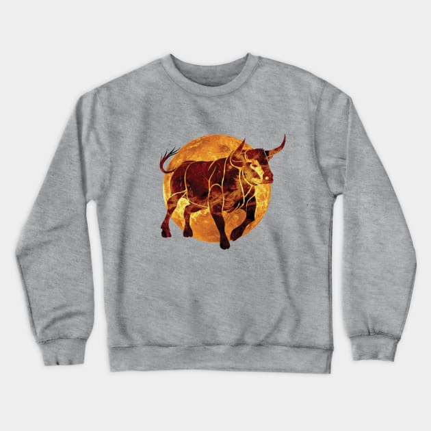 Taurus zodiac sign Crewneck Sweatshirt by TMBTM